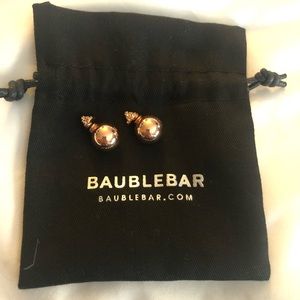 Bauble Bar Rose Gold reversible studs